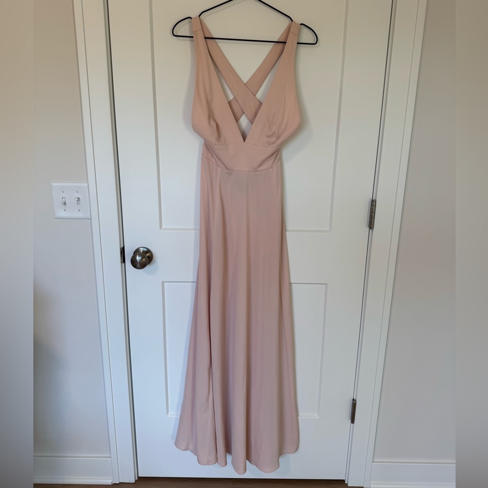 Soft Light Pink Maxi Dress